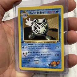 MISTY’S POLIWHIRL - 1st Edition Gym Heroes - 53/132 - Uncommon Pokemon NM/MT - Image 2