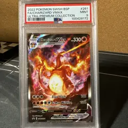 Pokemon SWSH Promo 261 Charizard VMAX PSA9 Godzilla UPC Ultra Premium Collection - Image 1