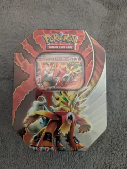 Pokemon Paradox Destinies Tin - Gouging Fire EX - Image 1