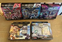 Pokemon League Battle Deck Lot of 5 Urshifu Lycanroc Corviknight Calyrex VMAX - Image 2