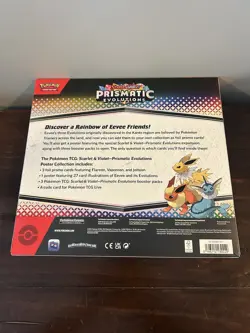 Pokemon TCG: Scarlet & Violet Prismatic Evolutions Poster Collection SEALED - Image 2