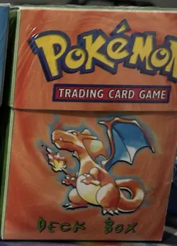 1999 vintage pokemon deck boxes sealed Charizard - Image 1