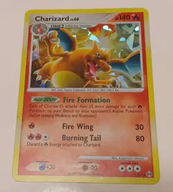 CHARIZARD CRACKED ICE HOLO FOIL 1/99 PLATINUM ARCEUS POKEMON ENGLISH+++++ - Image 1