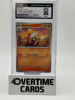 2023 Pokemon Paradox Rift Crocalor - World Record Holder CGC 1/1 024/182 - Image 1