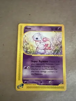 Pokemon Mew Expedition 55/165 E-Reader Rare Card Mint/Nm Condition - Image 1