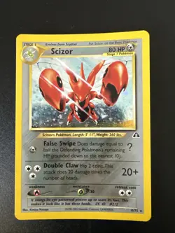 Pokemon TCG - Scizor 10/75 - Neo Discovery Holo - Eng - No Shining Charizard - Image 2