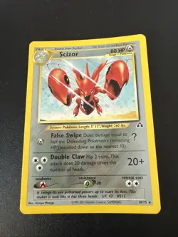 Pokemon TCG - Scizor 10/75 - Neo Discovery Holo - Eng - No Shining Charizard - Image 3