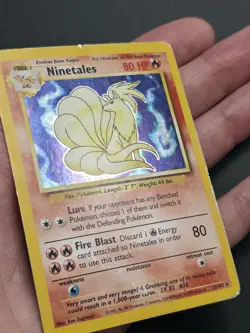 Pokemon TCG - Base Set - Ninetales Holo Rare - Heavily Played - Image 4