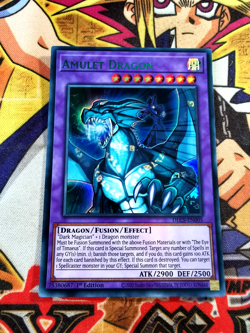 Amulet Dragon drl3-en043 *GREEN* 1st Edition (NM) Ultra Rare Yu-Gi-Oh! - Image 1