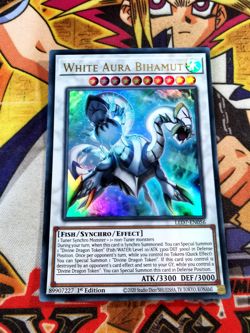White Aura Bihamut led7-en056 1st Edition (NM+) Ultra Rare Yu-Gi-Oh! - Image 1