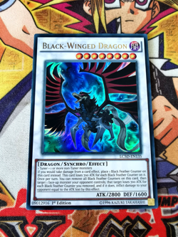 Black-Winged Dragon lc5d-en135 1st Edition (NM) Ultra Rare Yu-Gi-Oh! - Image 1