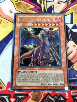 Tyrant Dragon lod-034 1st Edition (NM/NM+) Ultra Rare Yu-Gi-Oh! - Image 1