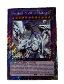 Yu-GI-OH! Dragon Master Magia Ra04-en055 Stampede Platinum Secret English - Image 1