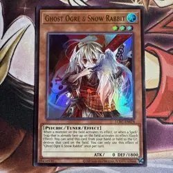 Yugioh Ghost Ogre & Snow Rabbit LCKC-EN078 Ultra Rare NM 2025 - Image 1