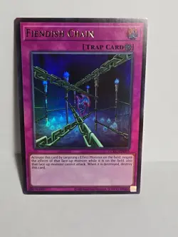 Fiendish Chain LCKC-EN095 Legendary Collection Kaiba Unlimited|Unlimited Edition - Image 1