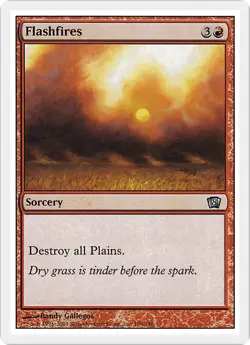 FLASHFIRES mtg NM 8th Edition Unc 1 Card - Image 1