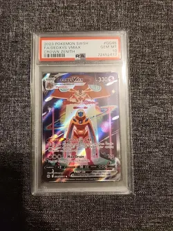 Deoxys VMAX GG45/GG70 Crown Zenith: Galarian Gallery Holo Card PSA 10 Gem Mint - Image 1