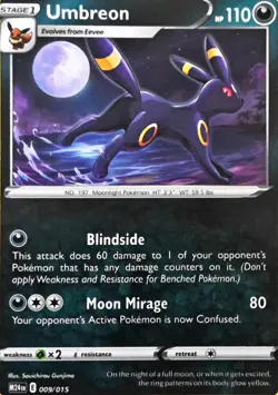 Umbreon SWSH129 SWSH: Sword & Shield Promo Cards Holo 009/015 - Image 1