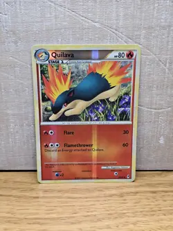 Quilava 49/95 Call of Legends Reverse Holo Pokemon Card TCG - Image 1