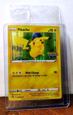 POKEMON PIKACHU 028/078 HOLO RARE POKEMON GO STORE PROMO CARD SEALED - Image 3