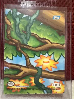 RARE Pokemon The Movie 2000 Topps Card #6 Pikachu, Hoothoot, Marill - Image 2