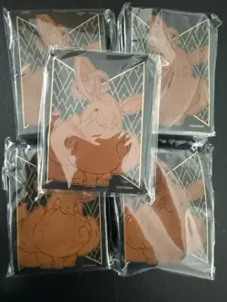 5x Total Set Pokemon Sleeves 65 Shining Fates ETB Card Sleeves *SEALED* - Image 1