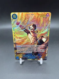 One Piece Card Game Portgas D. Ace OP13-119 SEC Carrying on His Will - English - Image 1