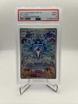 2023 Palafin Illustration Rare Pokemon Card Obsidian Flames 200/197 PSA 9 - Image 1