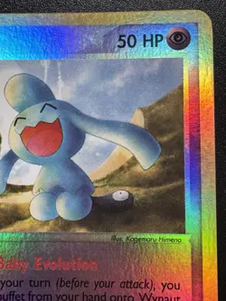 Wynaut 54/100 EX Sandstorm Pokemon Card Reverse Holo Foil Rare Near Mint - Image 4