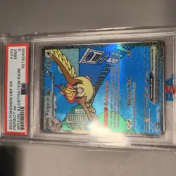 PIDGEOT EX 136/108 SAR PSA 9 POKEMON CARD JAPANESE SV3 RULER OF THE BLACK FLAME - Image 1