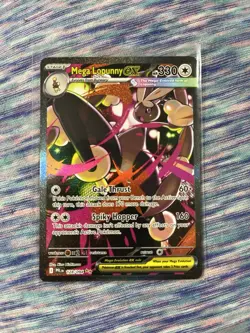Mega Lopunny EX 128/94 SIR Full Art Pokemon Card English Phantasmal Flame - Image 1