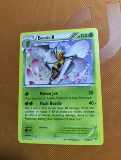 Beedrill - XY Base Set 5/146 - Pokemon Card TCG - LP - Image 1