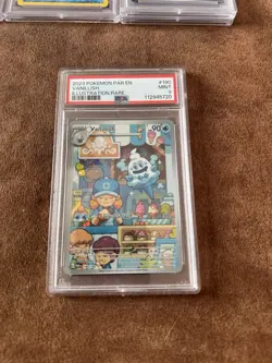 Pokemon Vanillish Illustration Rare Card 190/182 Paradox Rift PSA 9 - Image 1