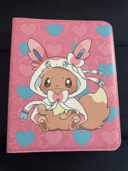 Pokemon Eevee Card Binder 9 Pocket Binder Holds 900 front/back 3×3 - Image 1