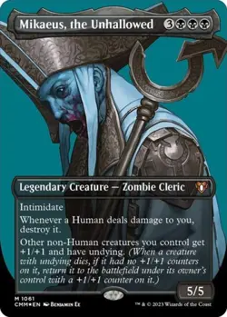 MTG English Mikaeus, the Unhallowed (Textured Foil) NM Foil Commander Masters - Image 1