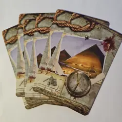 Expedition Game Card The Pyramids Eldritch Horror Replacement 6 Cards Under the - Image 3