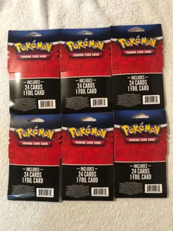 POKEMON TCG 25 Cards with 1 Foil Card - 6 packs - NEW never been opened! - Image 2