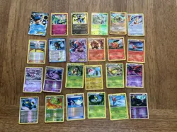 Pokemon Lot Of 176 Cards Holo Reverse Holo and Base Cards - Image 1