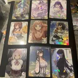 JOB LOT CR SR Goddess Story Trading Cards TCG NS-11 - Waifu Anime Girls - Image 2