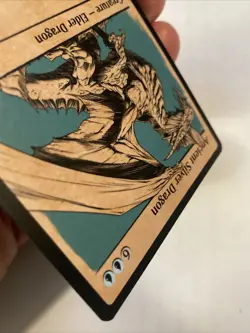 MTG Ancient Silver Dragon SHOWCASE Battle for Baldur's Gate 382 NM - Image 4