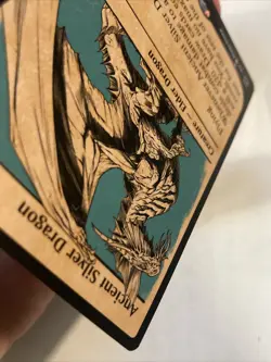 MTG Ancient Silver Dragon SHOWCASE Battle for Baldur's Gate 382 NM - Image 5