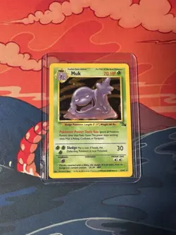 Muk 13/62 Holo Rare - Fossil - Pokemon Trading Card Game TCG - MP - Image 1