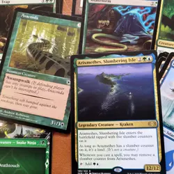 Whole Entire COMMANDER Deck MTG - Simic SNAKES Tribal Kindred Low Power LevelFun - Image 1