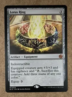 Lotus Ring - Outlaws of Thunder Junction: The Big Score - NM MTG - Image 1