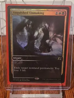 MTG Anguished Unmaking Game Day Full Extended Art Holo Foil Promo x1 x2 x3 NM - Image 3