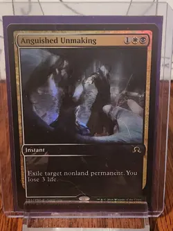 MTG Anguished Unmaking Game Day Full Extended Art Holo Foil Promo x1 x2 x3 NM - Image 5