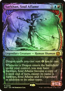 MTG FOIL Sarkhan, Soul Aflame Showcase - March of the Machine: The Aftermath - Image 1