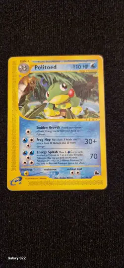 🔥Politoed 🐸 25/144🔥 SKYRIDGE Non-holo Vintage Pokemon Card WOTC wizards - Image 1