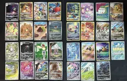 Pokemon Cards Full Art Holo Lot Of 31 - Image 1