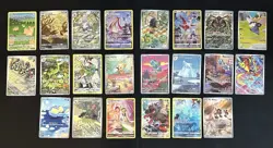 Pokemon Card Full Art Holo Lot Of 22 - Image 1